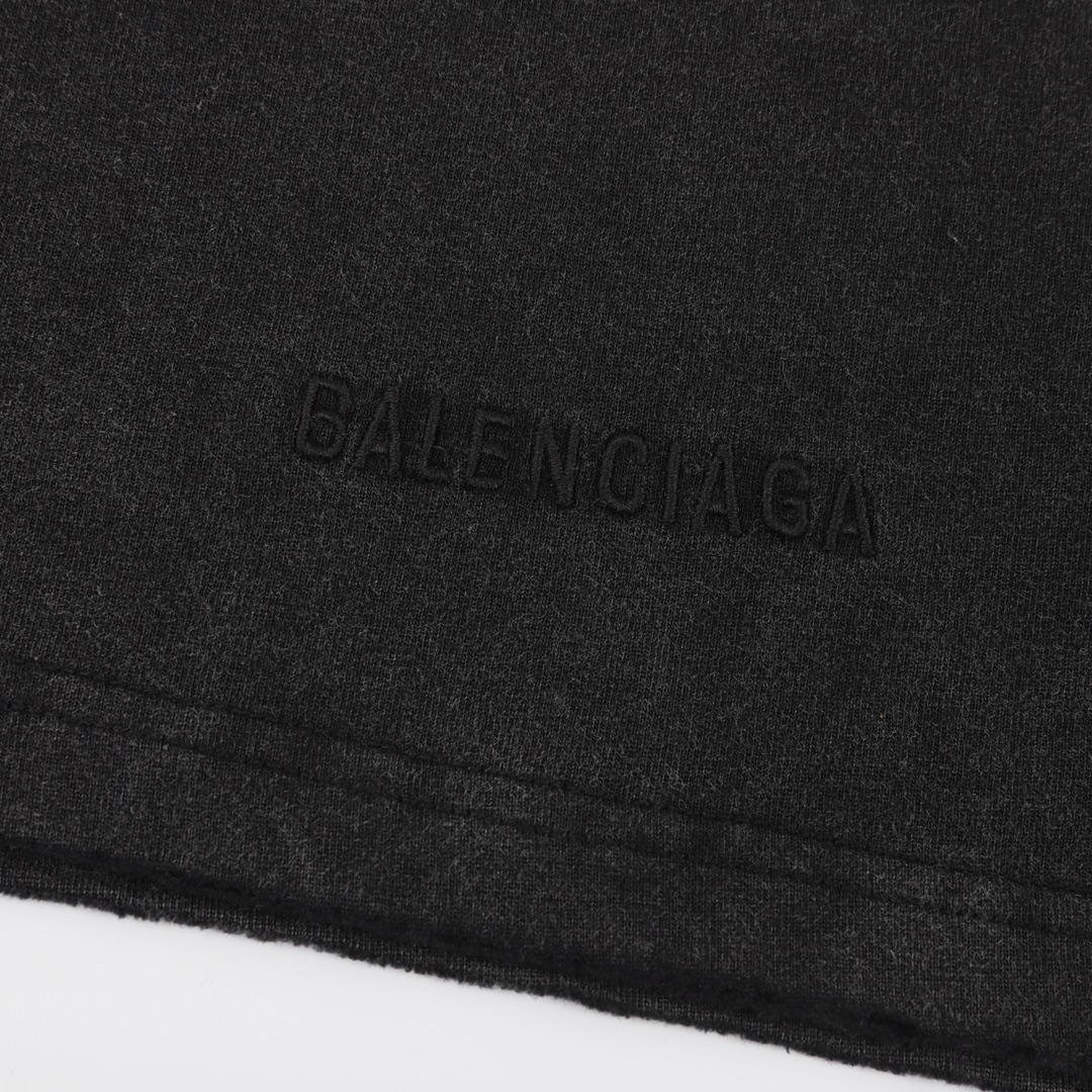 Balenciaga/巴黎世家 德国战车人像乐队印花短袖