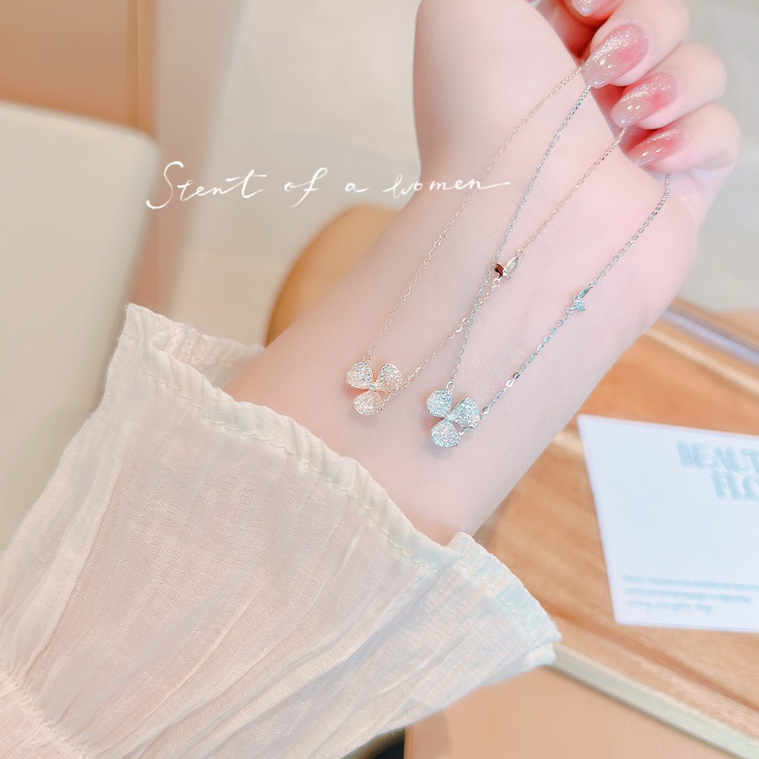 レトロ低アレルギー銀ネックレスシルバー 年次パーティー