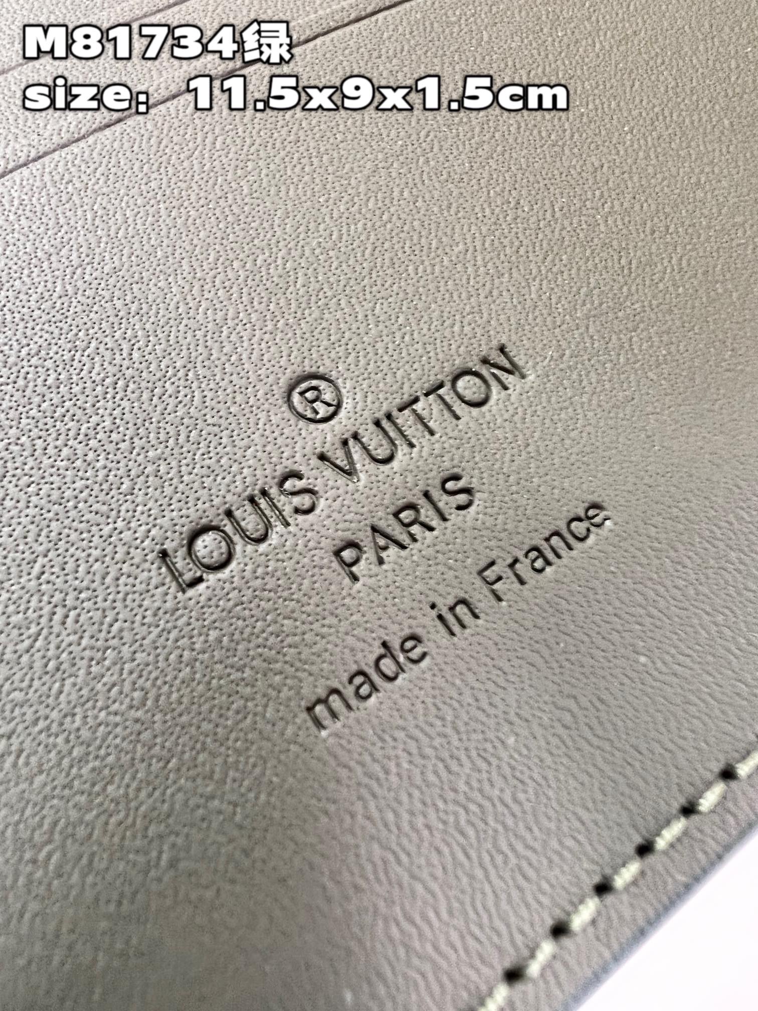 顶级原单【独家实拍 M81734绿 】這款全新Multiple錢包以LV Aerogram皮革製造,是盡顯路易威登精湛匠藝的出色之作 8