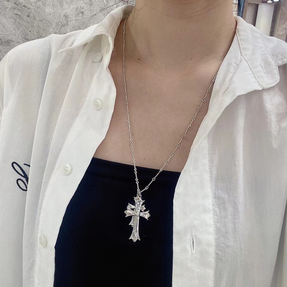 Chrome Hearts 新款克罗心项链