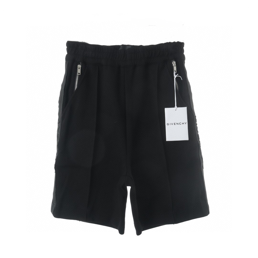 GlVEN 2022 Primavera y verano Nuevo estilo perezoso Algodón Cordón Cintura elástica Letras bordadas Pantalones cortos s…