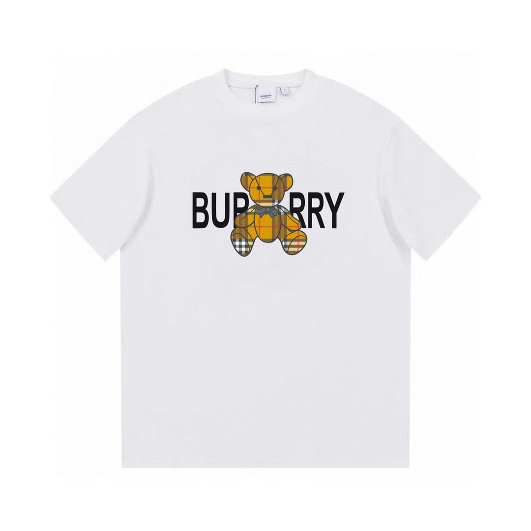 新款Burberry/巴宝莉 23SS 小熊及logo印花短袖T恤