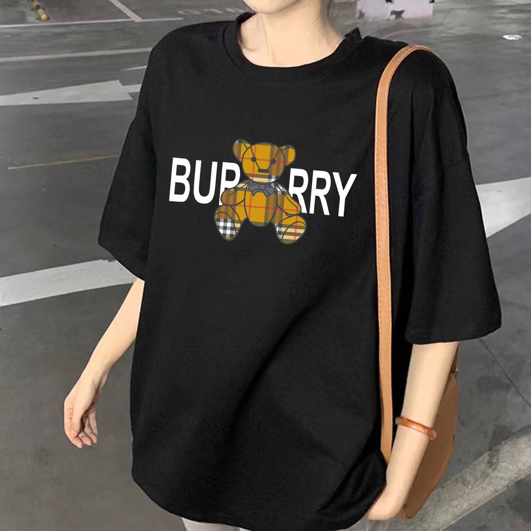 新款Burberry/巴宝莉 23SS 小熊及logo印花短袖T恤