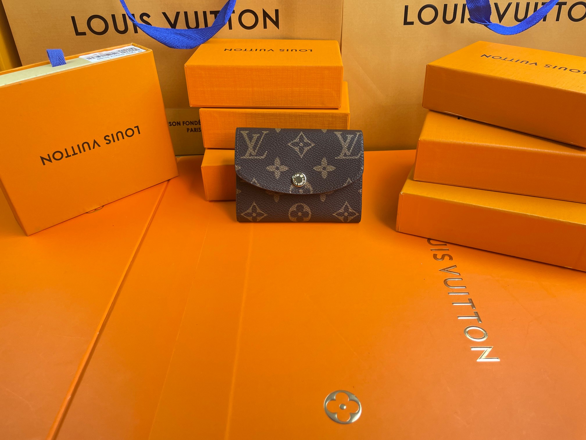 Genuine Leather Bifold Wallet - Front View