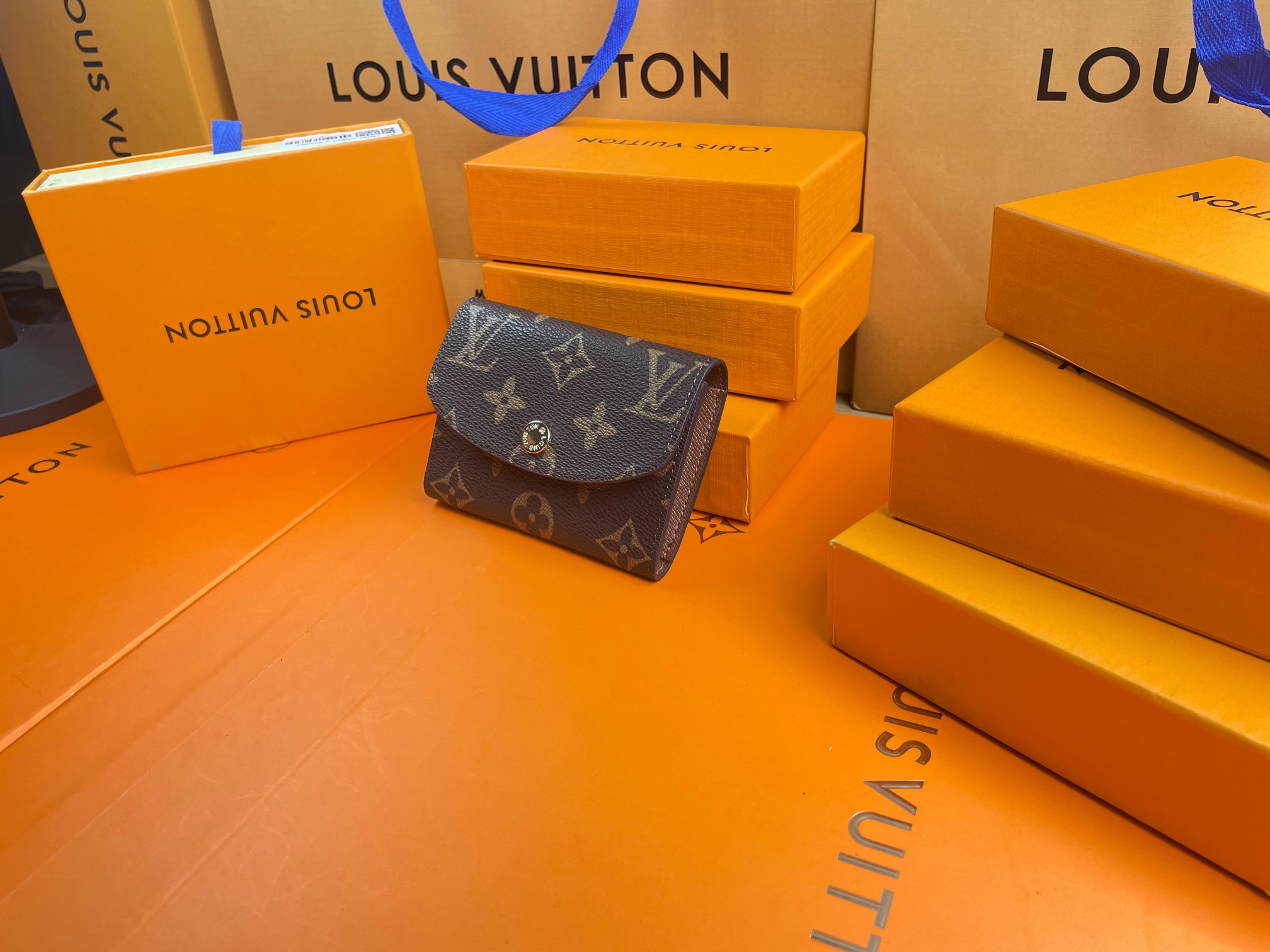 Leather Bifold Wallet - Open View