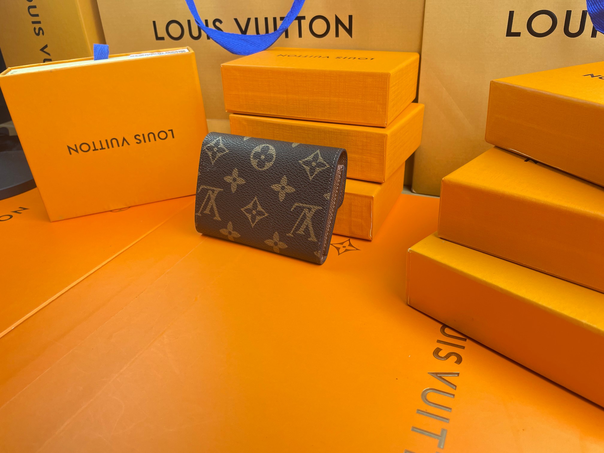 Close-Up Leather Wallet Texture