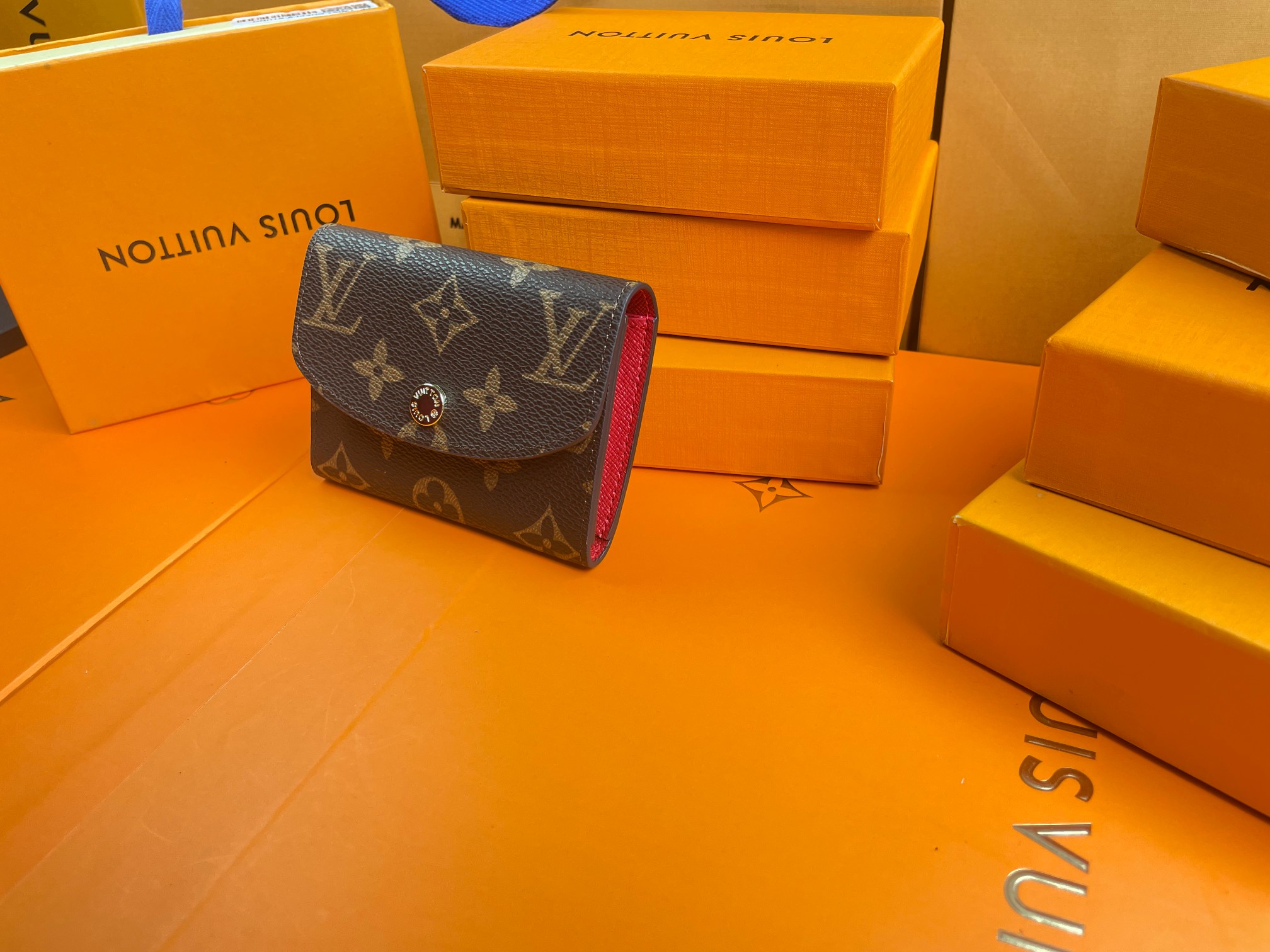 Leather Bifold Wallet - Open View