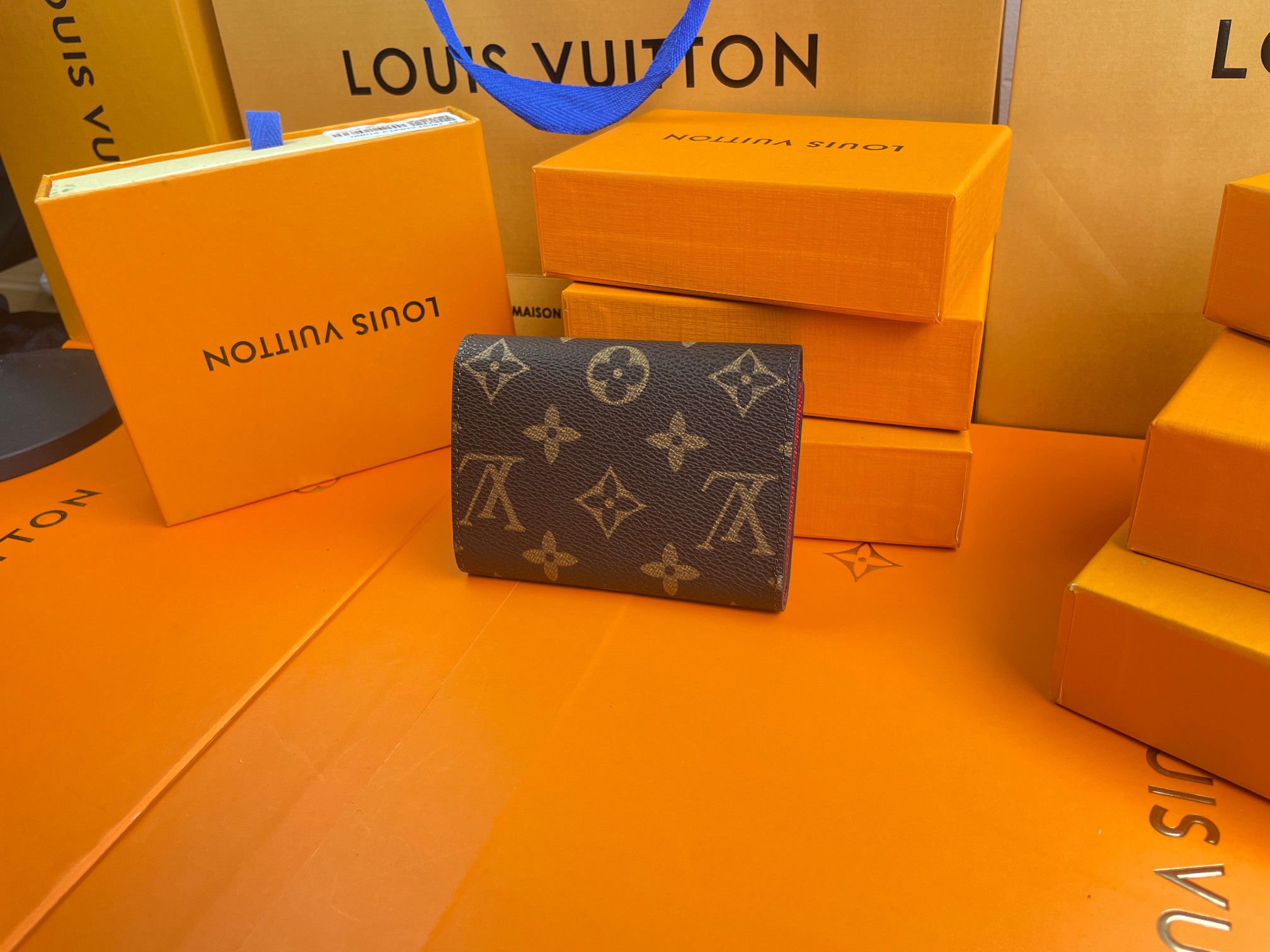 Close-Up Leather Wallet Texture