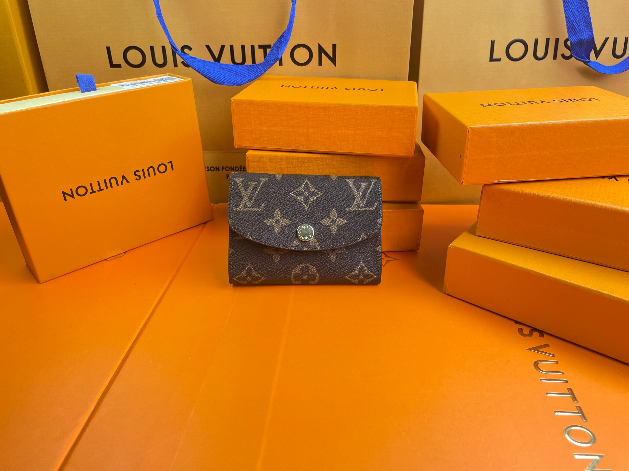 Genuine Leather Short Wallet for Women