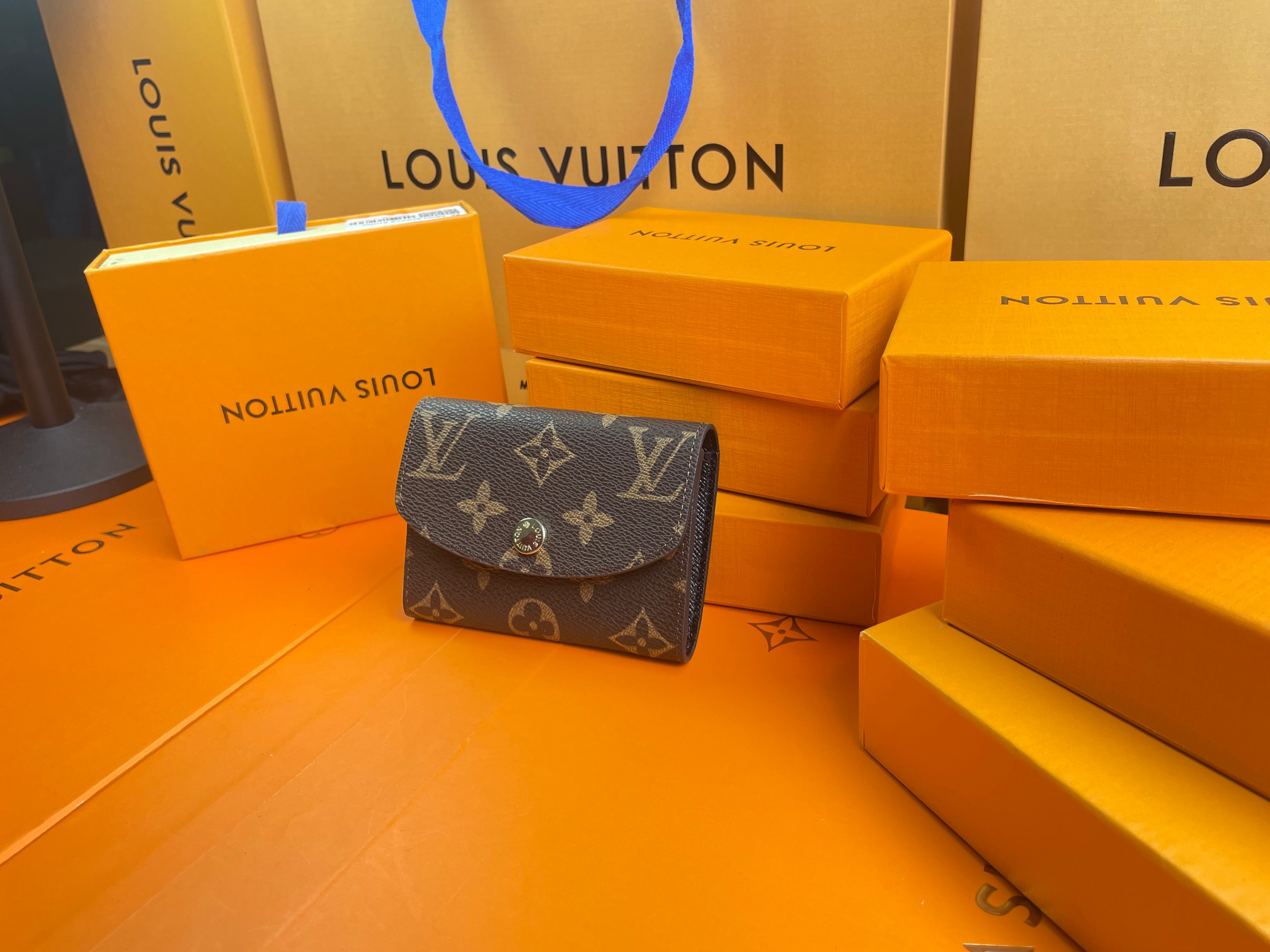 Genuine Leather Short Wallet for Women