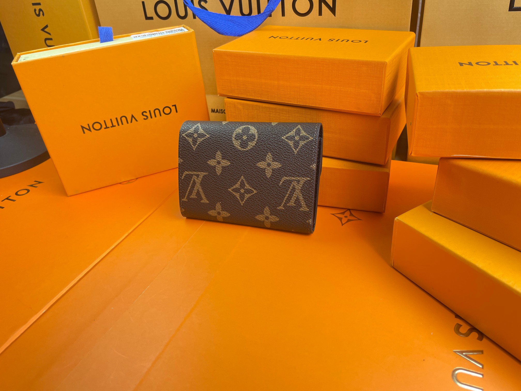 Genuine Leather Short Wallet for Women