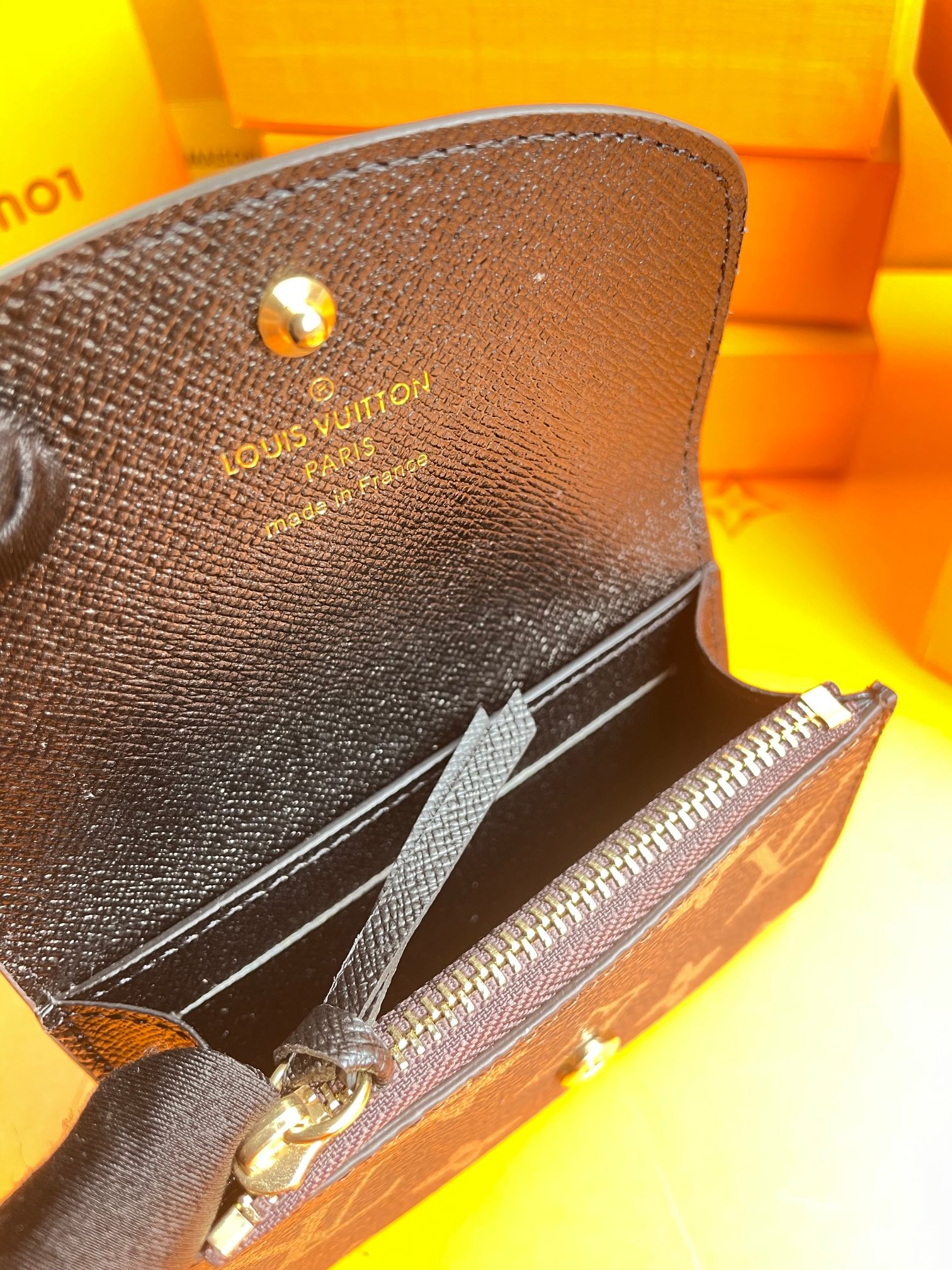 Genuine Leather Short Wallet for Women