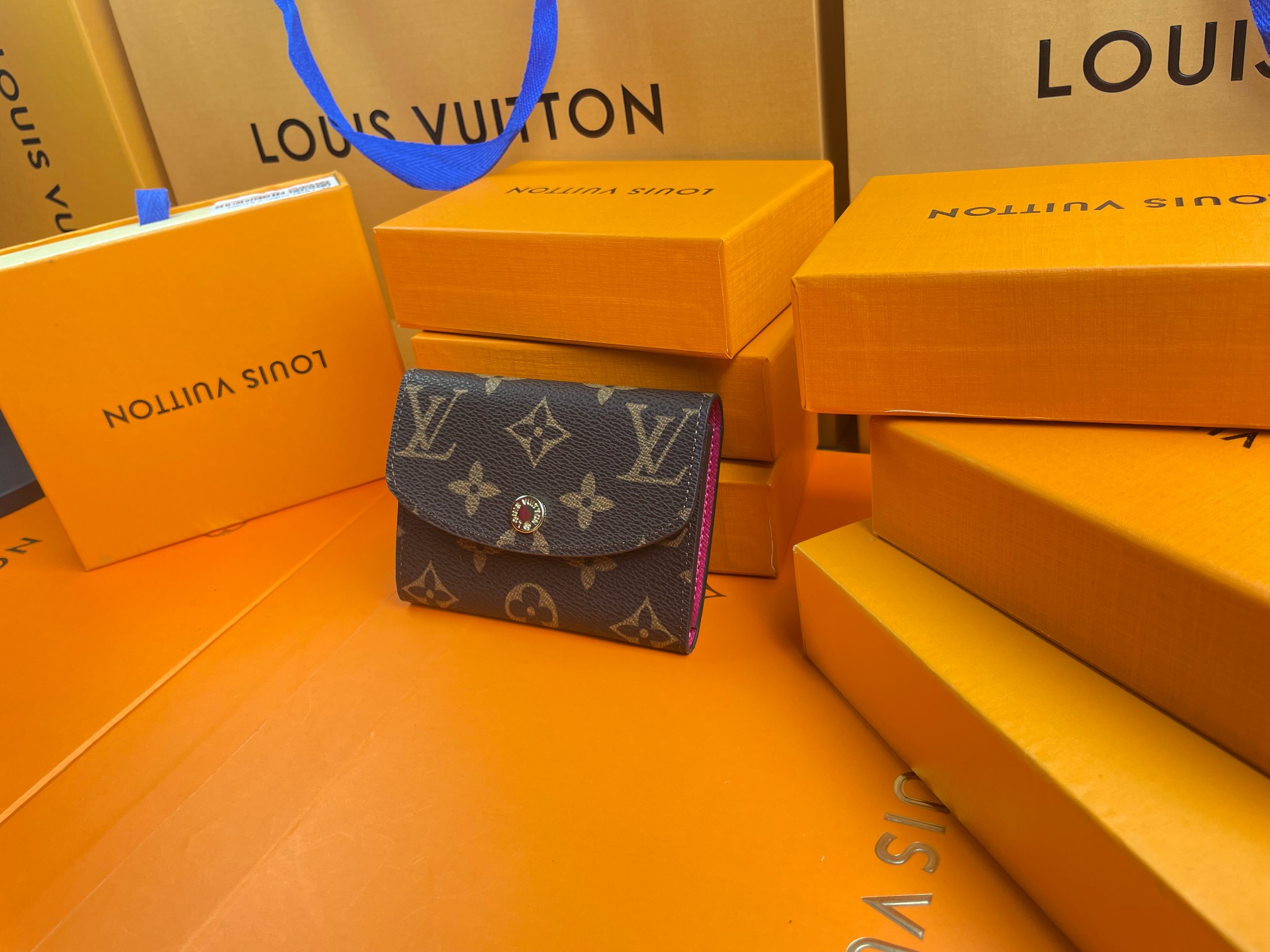 Leather Bifold Wallet - Open View