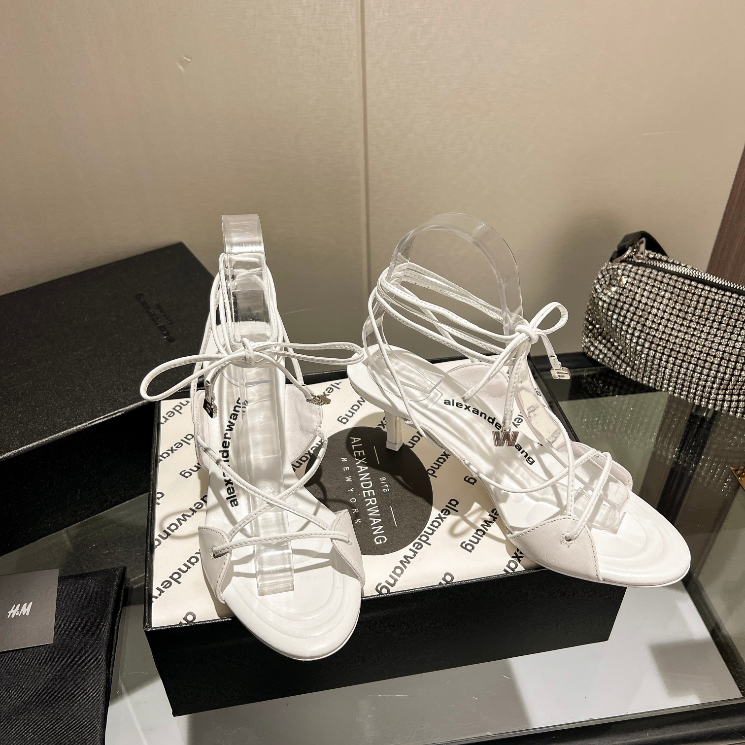 Wang 2023 nuevo! Alexander Wang Alexander Wang tacones altos de las mujeres de lujo Alexande* Wang o