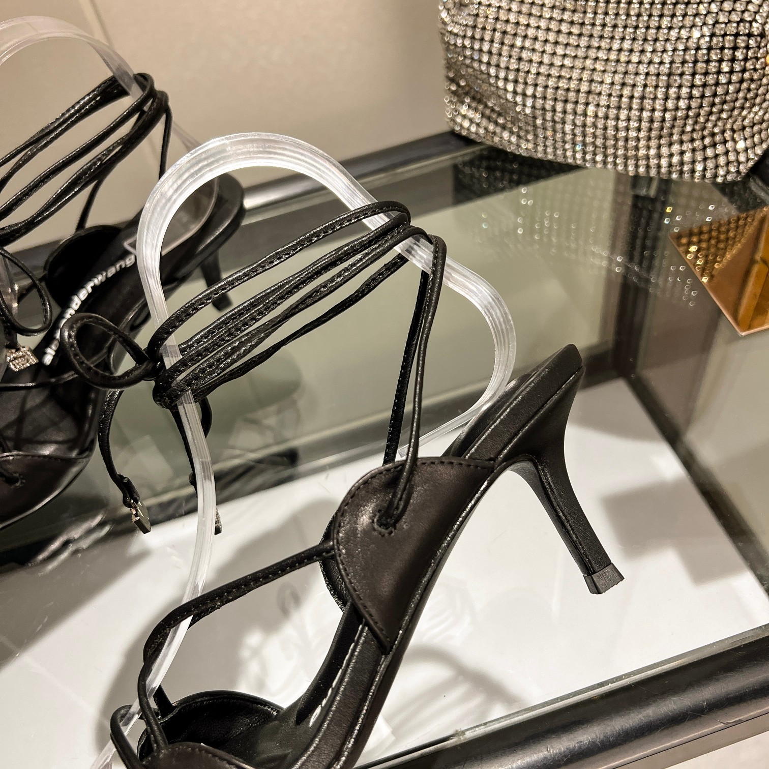 Wang 2023 nuevo! Alexander Wang Alexander Wang tacones altos de las mujeres de lujo Alexande* Wang o