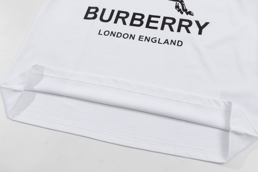 170 BURBERRY 巴宝莉战马大Logo印花短袖T恤