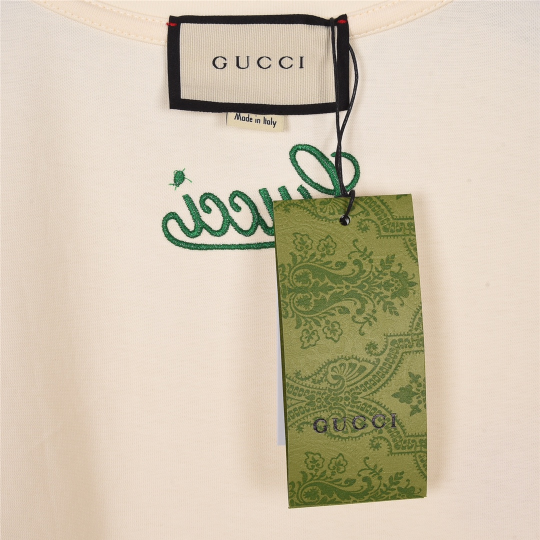 170 GUCCI 古驰23SS夏季新款经典双G刺绣短袖