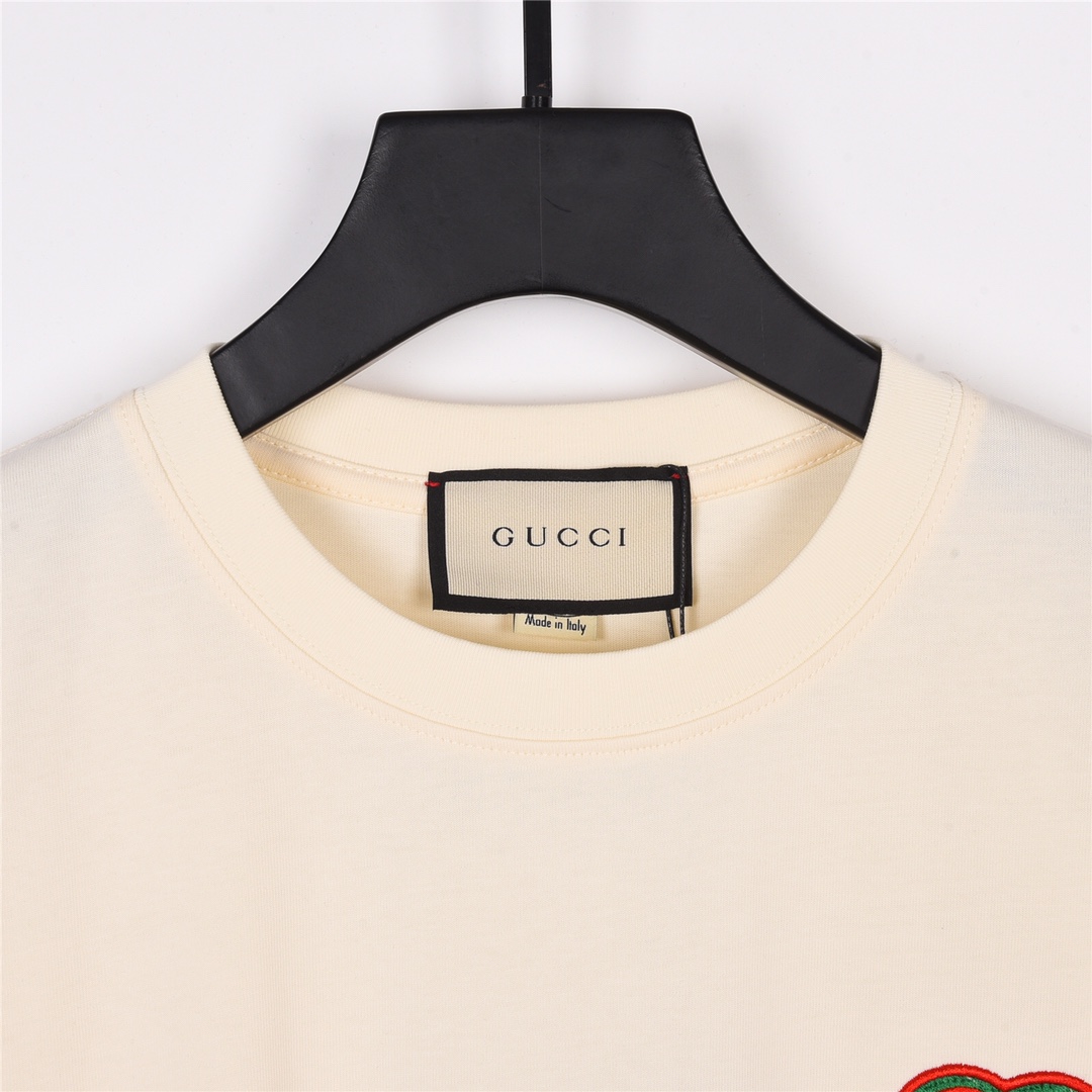 170 GUCCI 古驰23SS夏季新款经典双G刺绣短袖