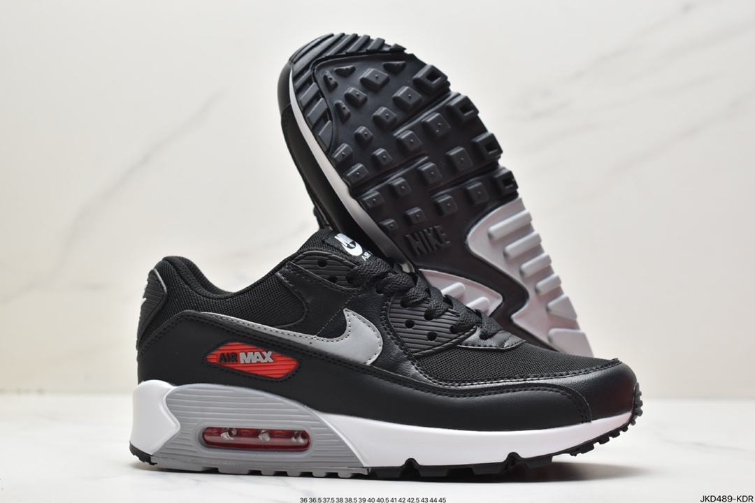 160 耐克Nike Air Max 90 经典复古小气垫缓震跑鞋  CW7481-001