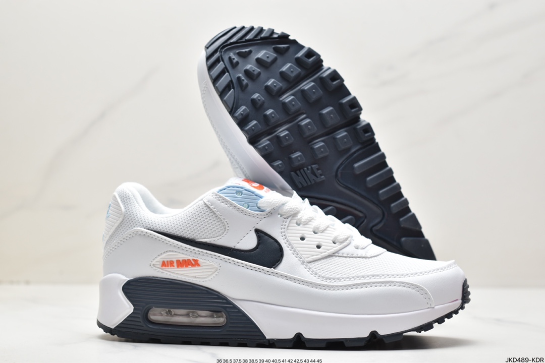 160 耐克Nike Air Max 90 经典复古小气垫缓震跑鞋  CW7481-001