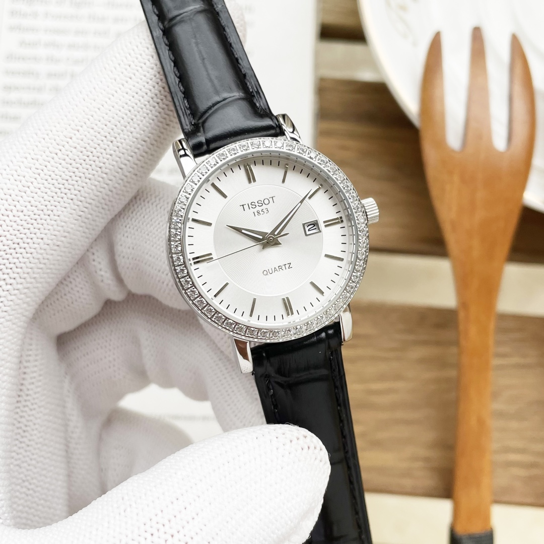 “Tissot Women’s Fashion Watch with Steel Belt and Ceramic Core” - 图片 2