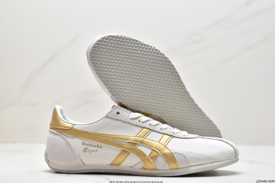 140 鬼塚虎/Onitsuka Tiger Runspark 火星运动系列田径钉复古经典百搭皮革休闲慢跑鞋