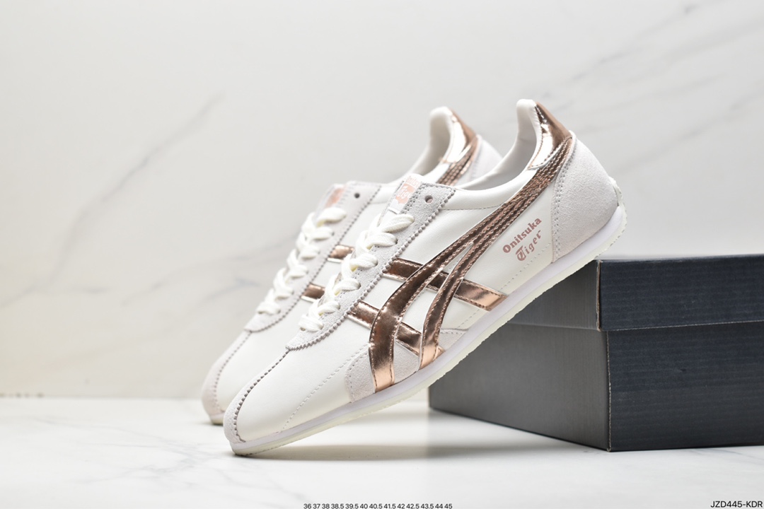 140 鬼塚虎/Onitsuka Tiger Runspark 火星运动系列田径钉复古经典百搭皮革休闲慢跑鞋