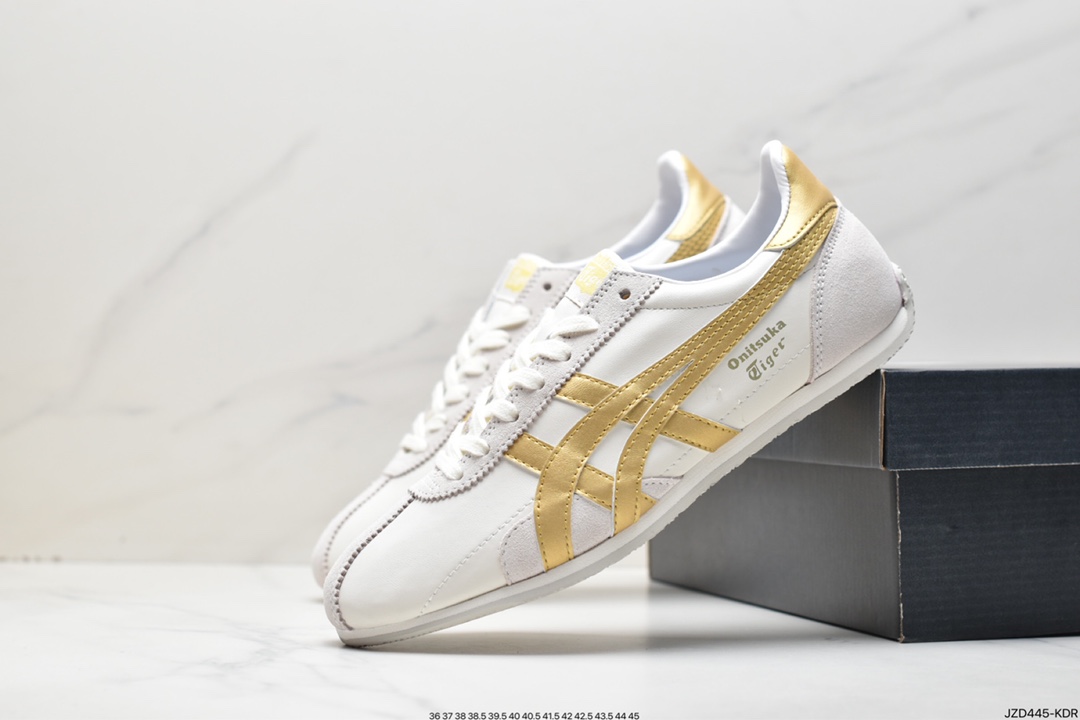 140 鬼塚虎/Onitsuka Tiger Runspark 火星运动系列田径钉复古经典百搭皮革休闲慢跑鞋