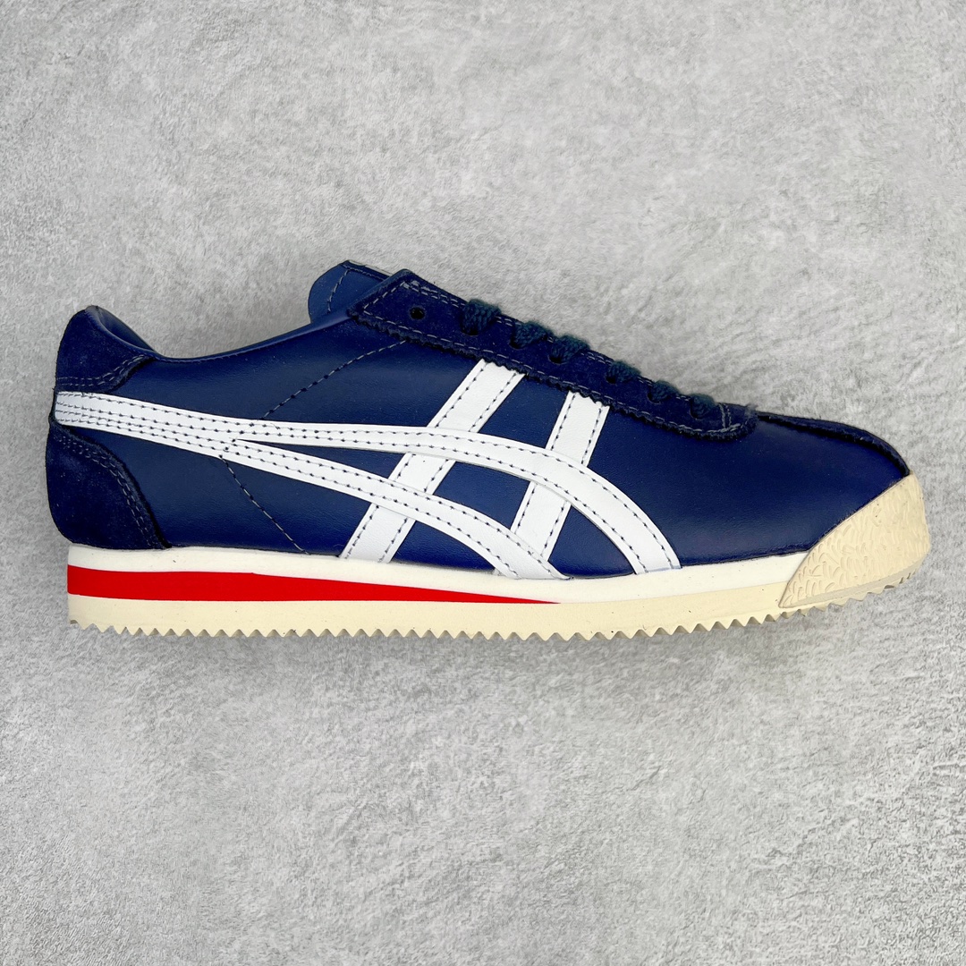 零售💰230 Onitsuka Tiger Corsair 鬼冢虎男女同款情侣休闲运动鞋 用阿甘鞋的原型 用亚瑟士的独特风格设计 整体简约时尚 好搭且鞋型显瘦 上脚效果也很赞 尺码：36 37 38 39 40.5 41.5 42 43.5 44 45 编码：Wby2936030-运动鞋