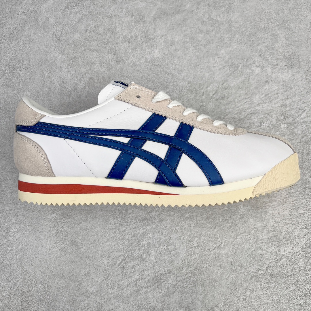 零售💰230 Onitsuka Tiger Corsair 鬼冢虎男女同款情侣休闲运动鞋 用阿甘鞋的原型 用亚瑟士的独特风格设计 整体简约时尚 好搭且鞋型显瘦 上脚效果也很赞 尺码：36 37 38 39 40.5 41.5 42 43.5 44 45 编码：Wby2936030-运动鞋