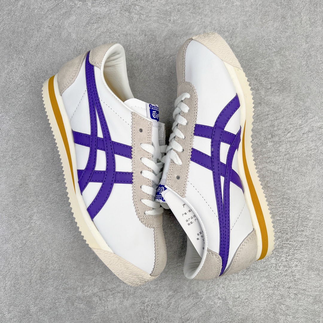 图片[3]-零售💰230 Onitsuka Tiger Corsair 鬼冢虎男女同款情侣休闲运动鞋 用阿甘鞋的原型 用亚瑟士的独特风格设计 整体简约时尚 好搭且鞋型显瘦 上脚效果也很赞 尺码：36 37 38 39 40.5 41.5 42 43.5 44 45 编码：Wby2936030-运动鞋