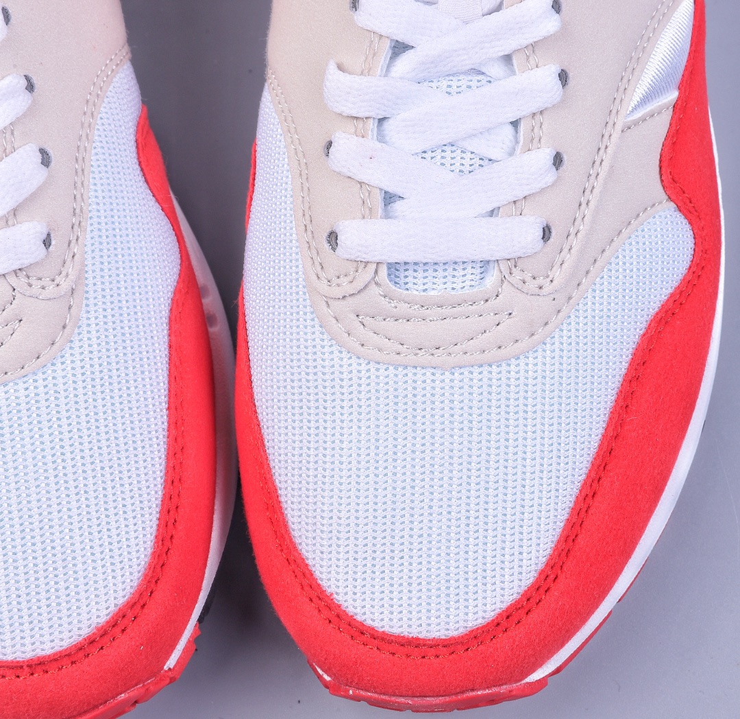 220 Nike Air Max 1 PRM 米红白 复古休闲跑步鞋 908375-103