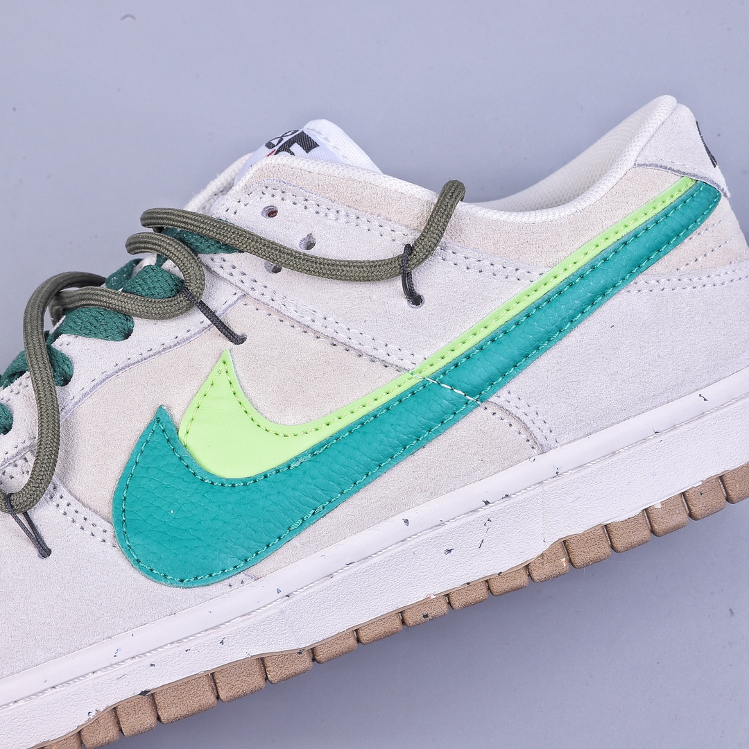 220 Nike Dunk Low ”85” 低帮气泡水母 双勾解构绑带绿野仙踪 DO9457-100