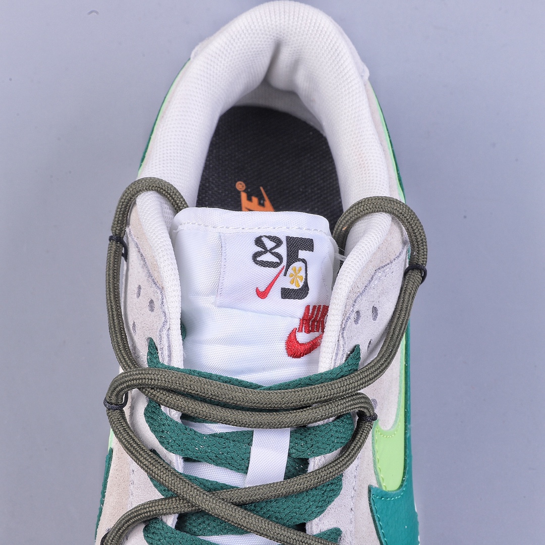 220 Nike Dunk Low ”85” 低帮气泡水母 双勾解构绑带绿野仙踪 DO9457-100