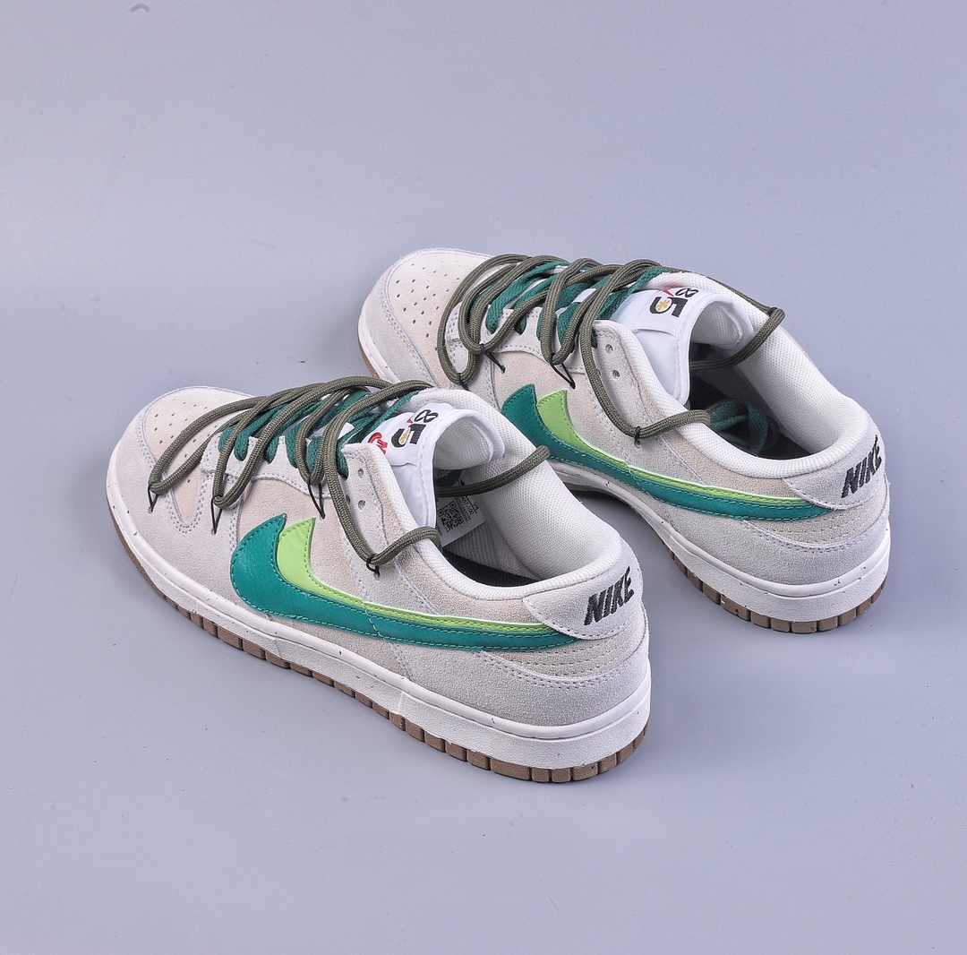 220 Nike Dunk Low ”85” 低帮气泡水母 双勾解构绑带绿野仙踪 DO9457-100