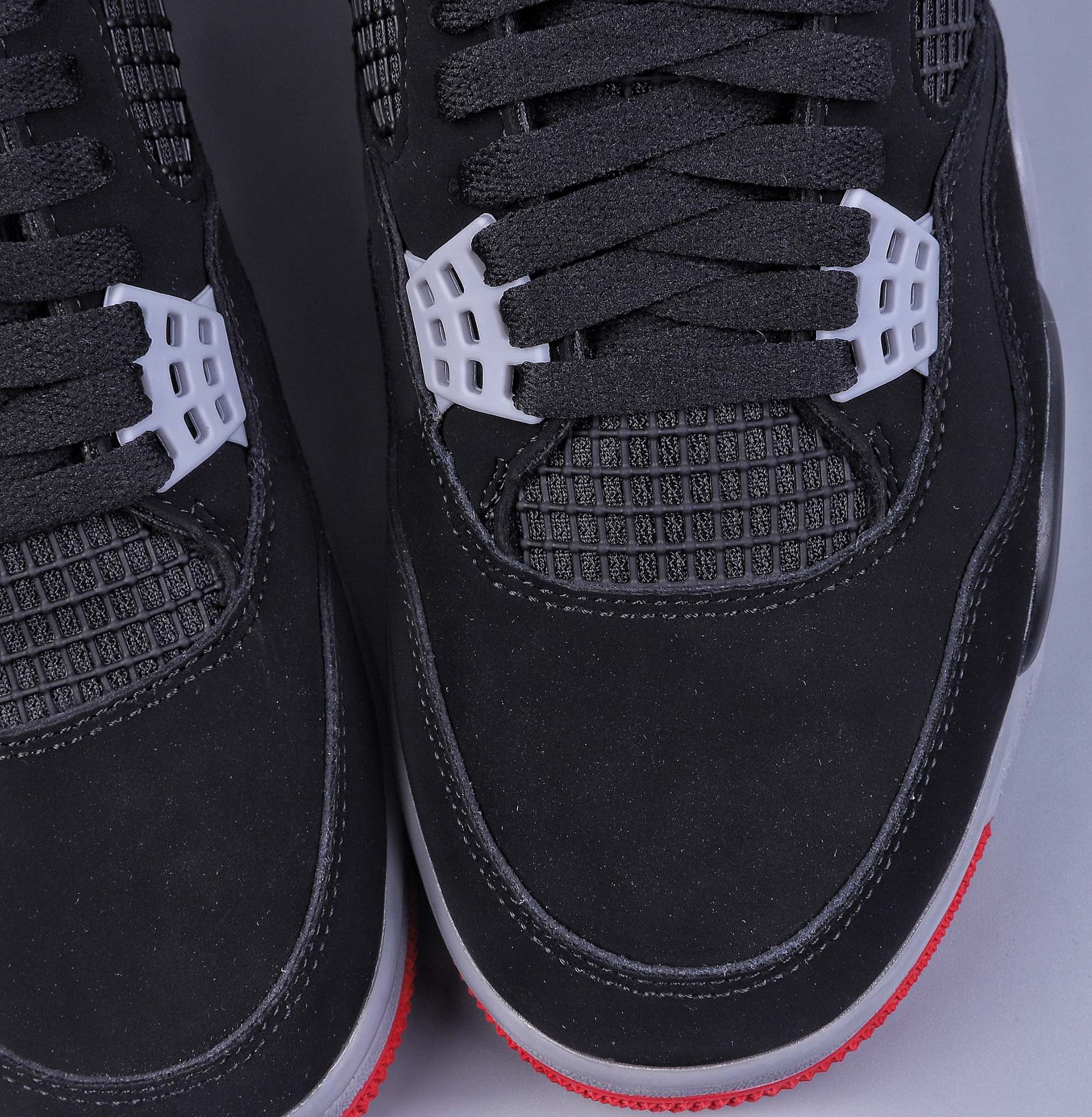 240 S版Air Jordan 4 Retro ”Bred” AJ4 乔4元年复刻新黑红 308497-060