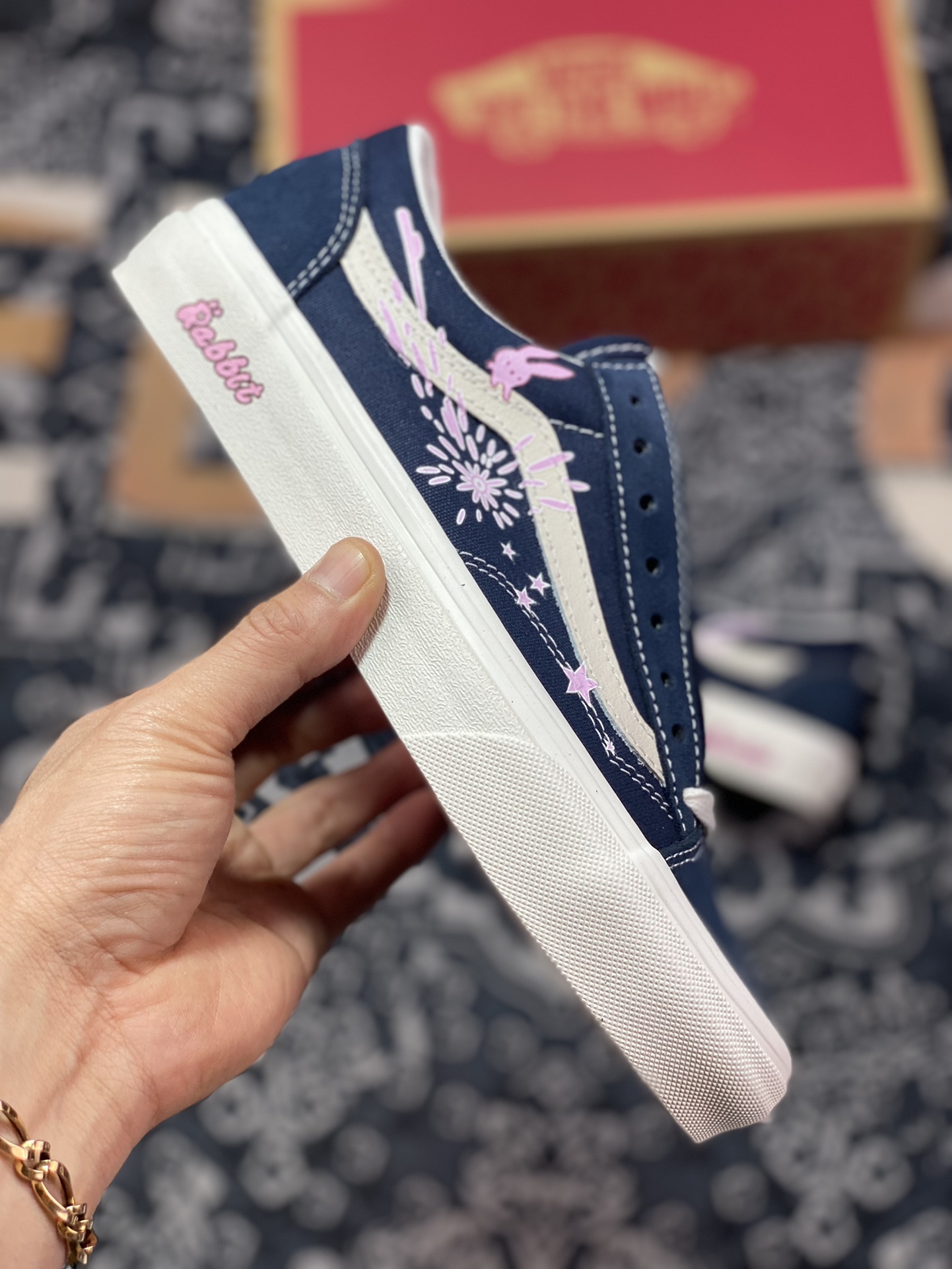 Vans Style 36 Suede New Year of the Rabbit New Chinese Meteor Rabbit Rabbit Rabbit Casual Canvas Shoes