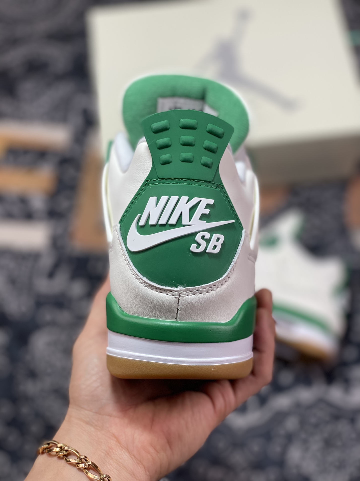 GB Original Level Nike SB x Air Jordan 4 ”Pine Green” Joint Turquoise DR5415-103-Top High Quatity Cheap Sneakers Fashion Clothing Clothes Bags handbags Shoes of all Brand wholesale With The best Quality And Beautiful Price from China Factory Chinese suppliers wholesaler seller GB Original Level Nike SB x Air Jordan 4 ”Pine Green” Joint Turquoise DR5415-103