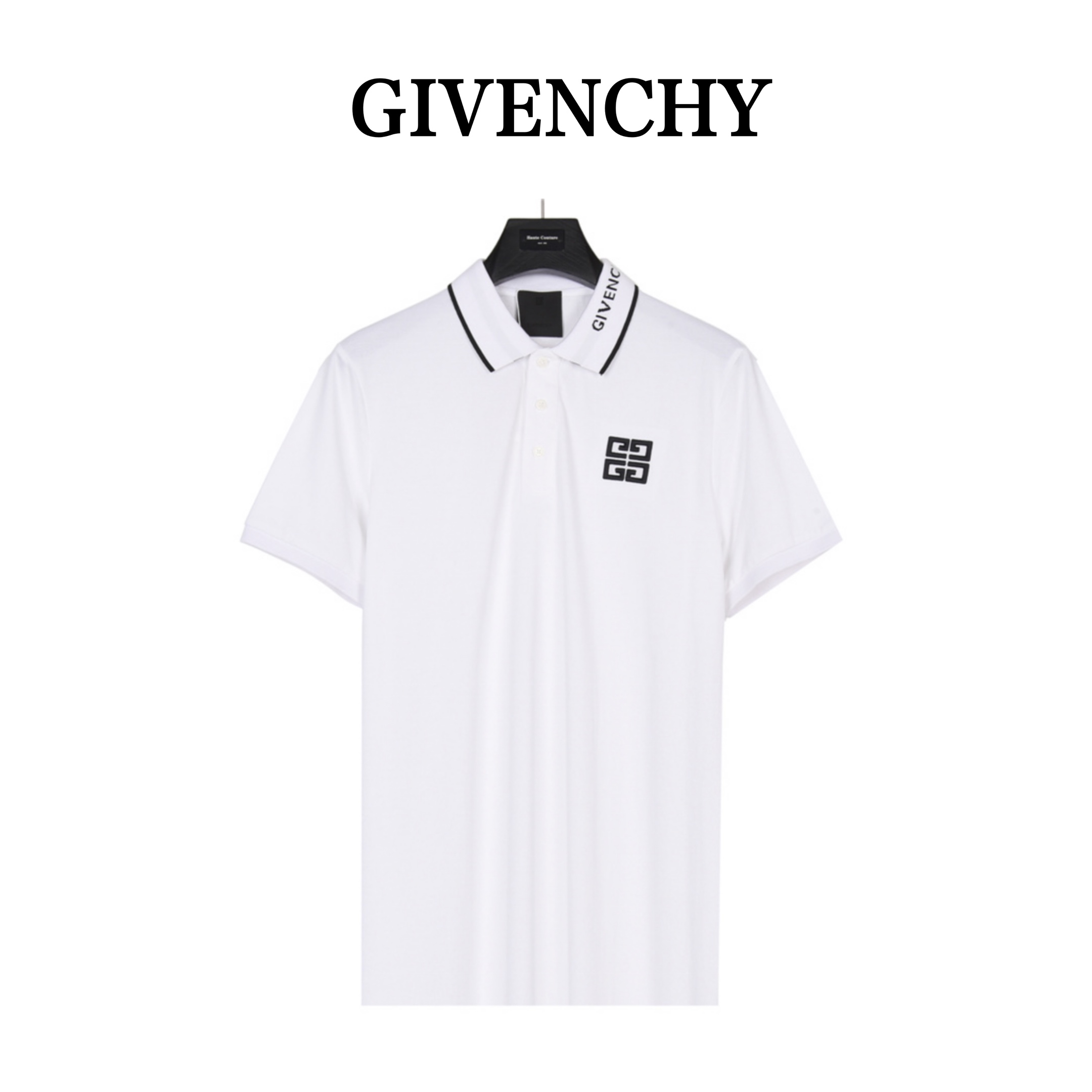 200 Givenchy/纪梵希 23ss GVC字母刺绣polo短袖