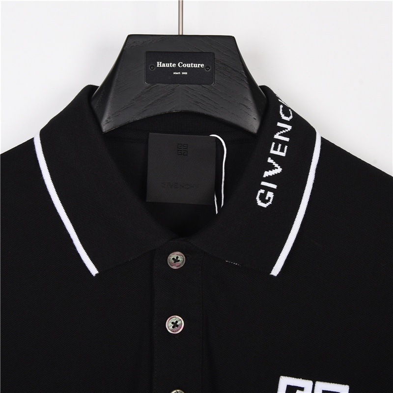 价200 Givenchy/纪梵希 23ss GVC字母刺绣polo短袖