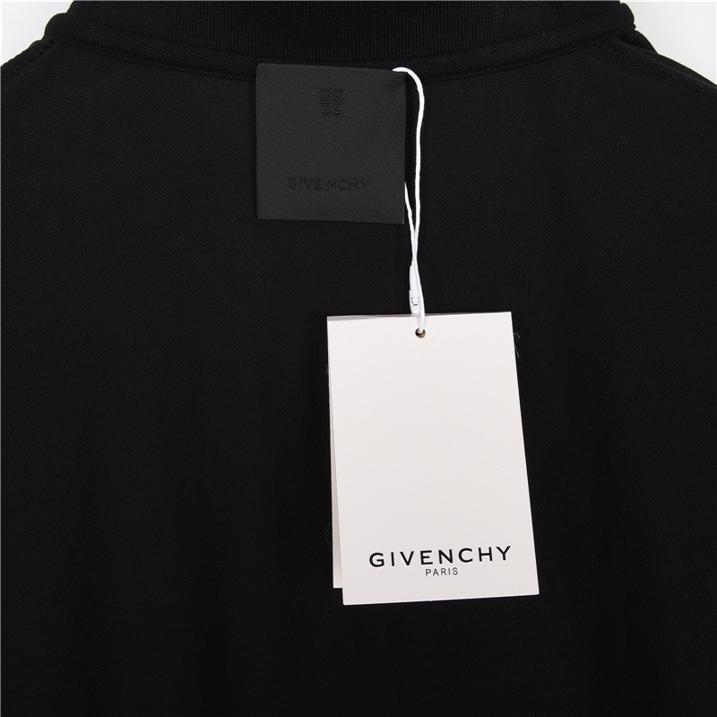 价200 Givenchy/纪梵希 23ss GVC字母刺绣polo短袖