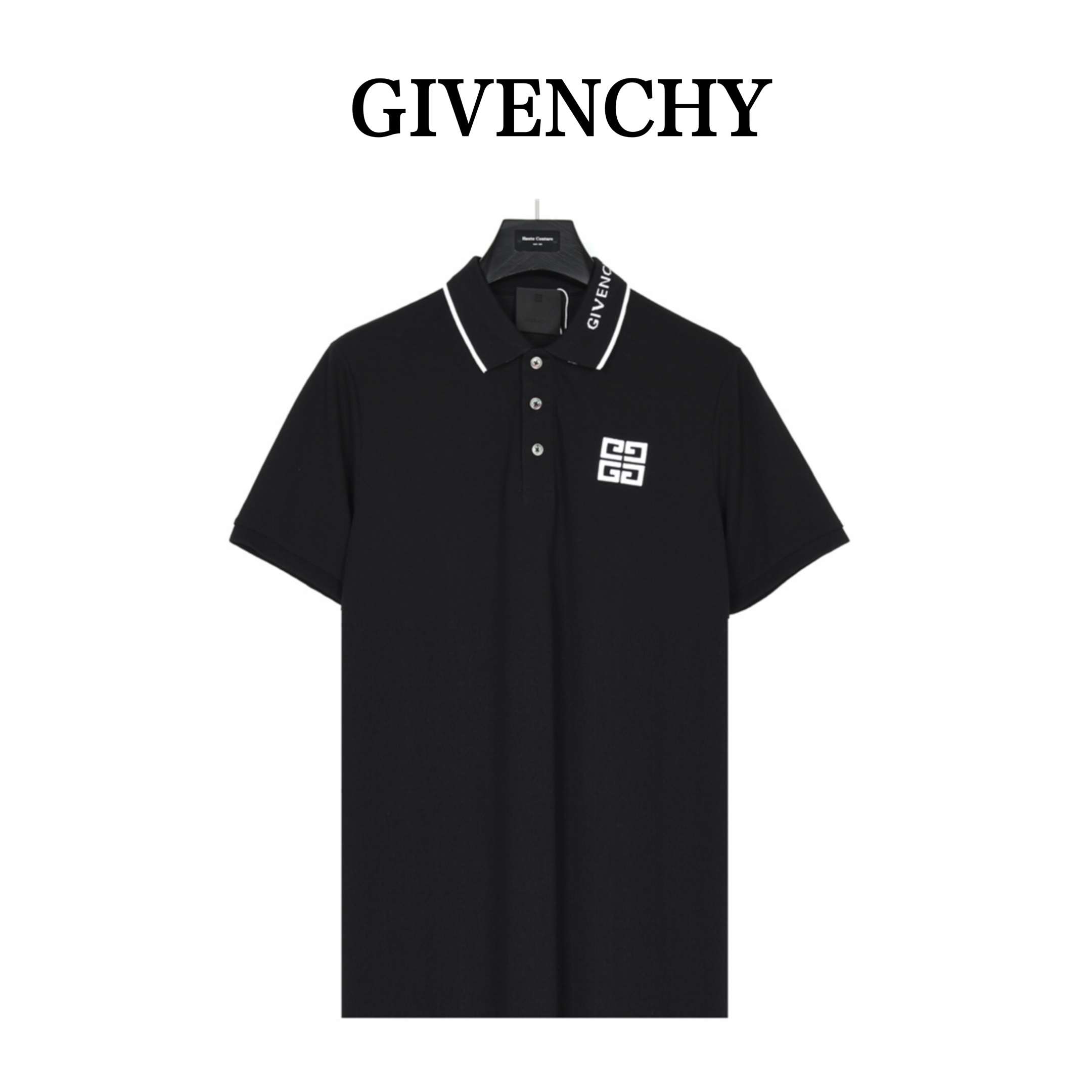 价200 Givenchy/纪梵希 23ss GVC字母刺绣polo短袖