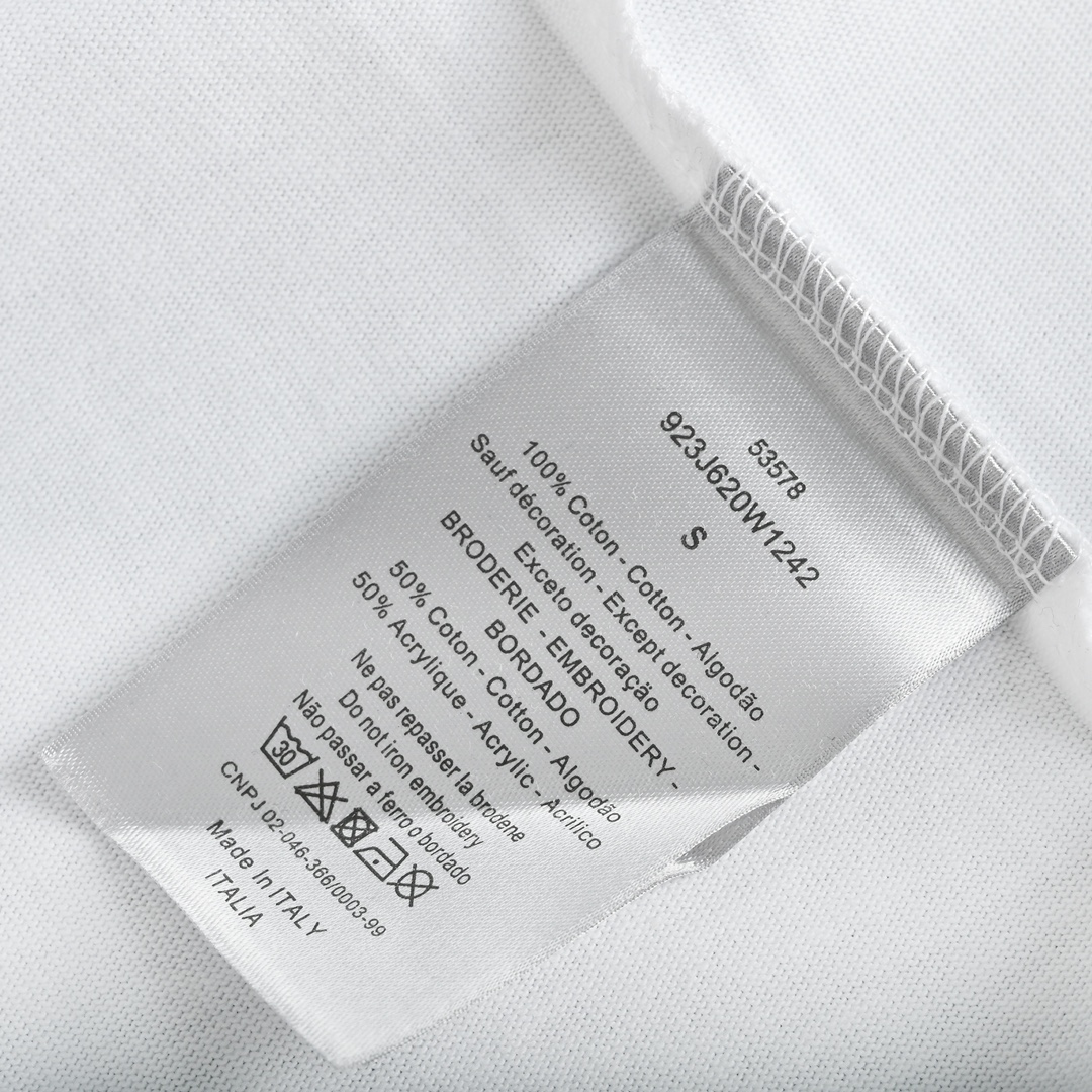 Dior/迪奥 23ss 口袋签名刺绣短袖