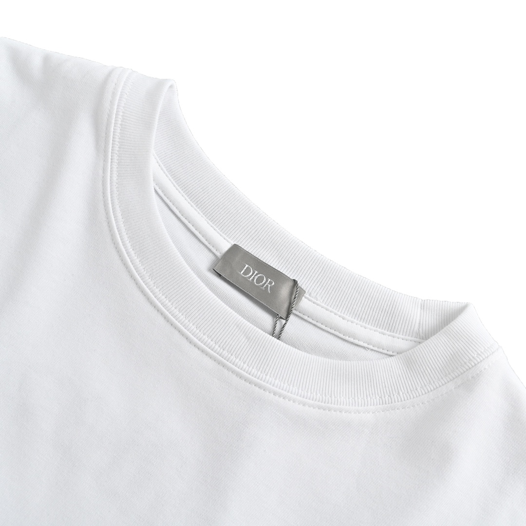 Dior/迪奥 23ss 口袋签名刺绣短袖