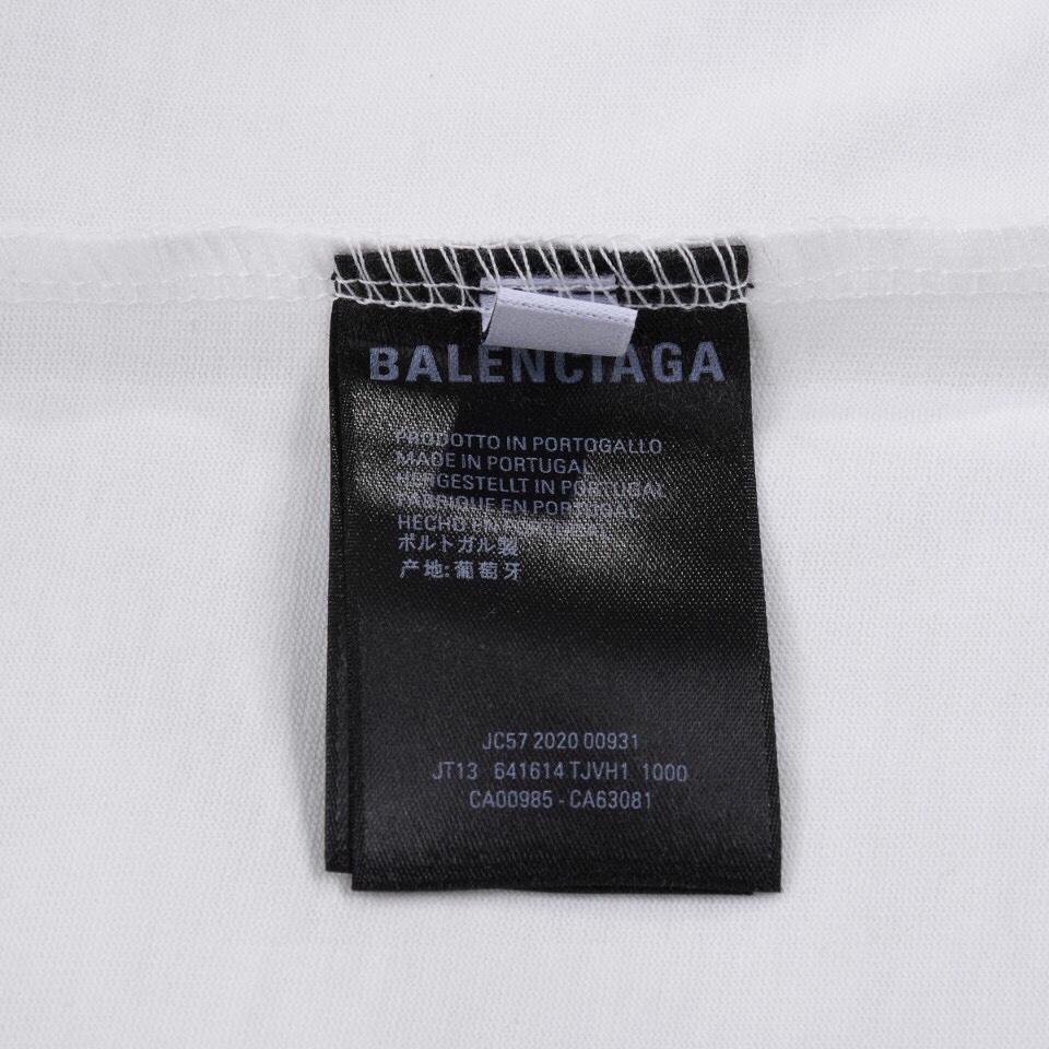 上新170 BALENCIAGA 巴黎世家23Fw夏季新款唱片印花短袖