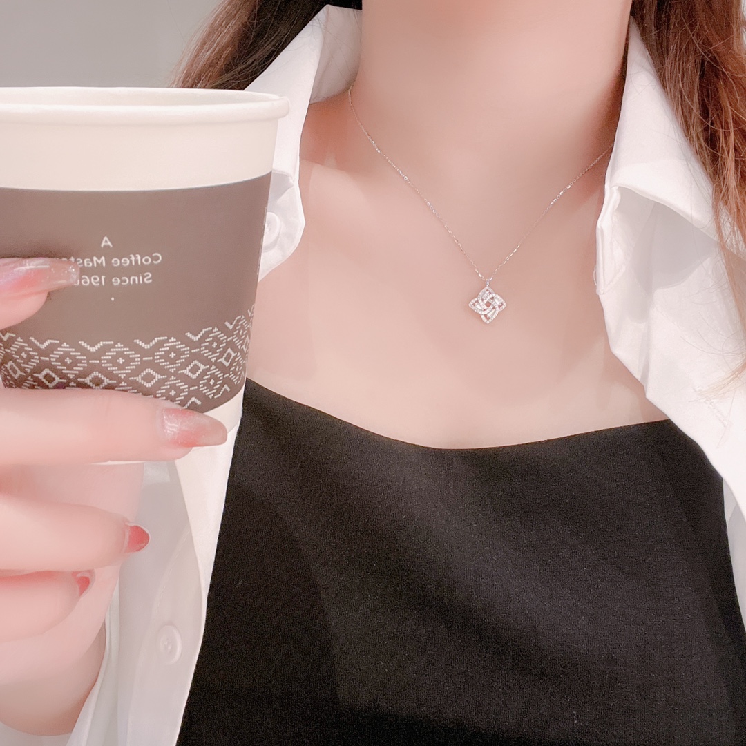 ミニマリスト高品質シルバーネックレスシルバー 自分へのご褒美