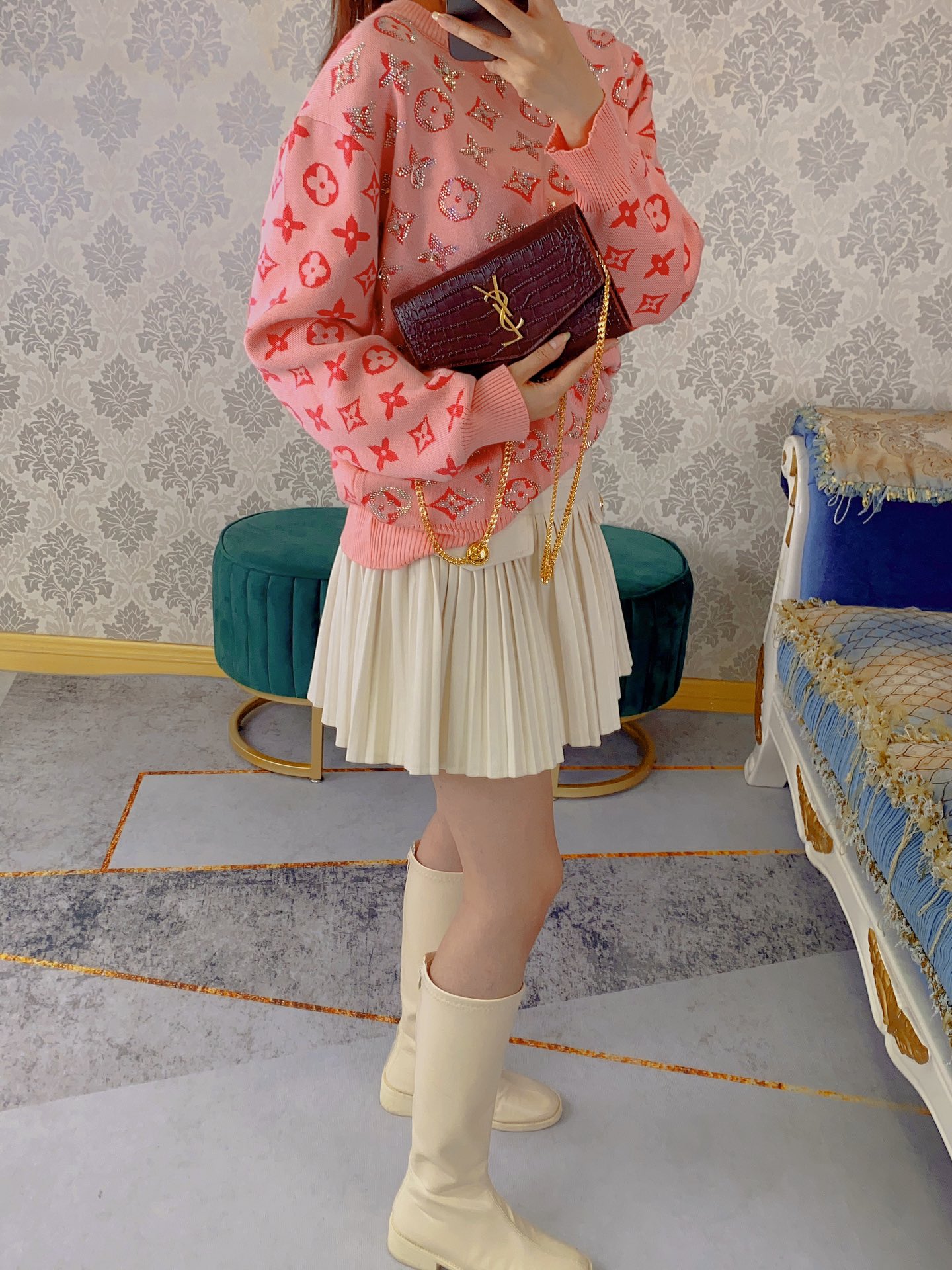 路易威登 Louis Vuitton 高定典藏经典高奢皮具手袋托特包斜挎包女包 #A3B0CC67 3