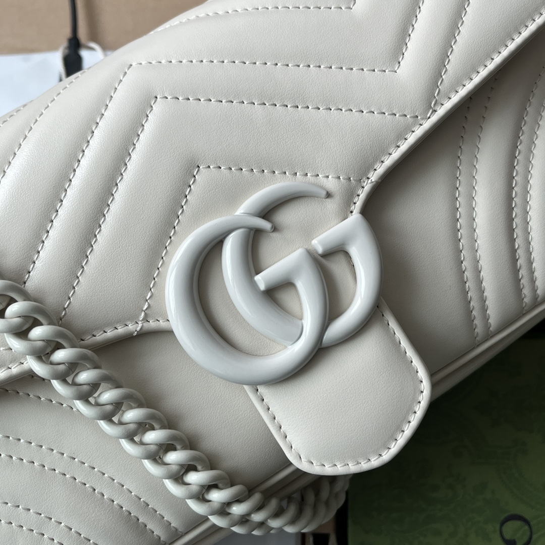 原厂皮配Cdfmall三亚免税店手提袋GGMarmont系列肩背包款号734814品牌创作总监从每一季的