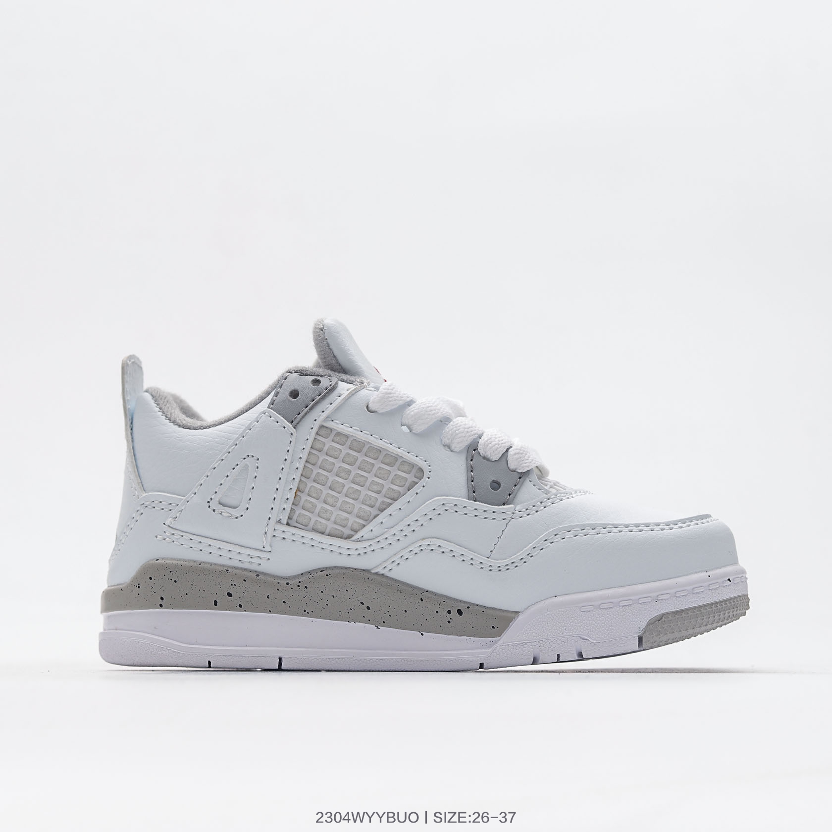 图片[2]-乔丹Nike Air Jordan 4 AJ4 乔4 童鞋帮复古休闲运动文化篮球鞋 尺码：26 27 28 29 30 31 32 33 34 35 36 37-选品中心