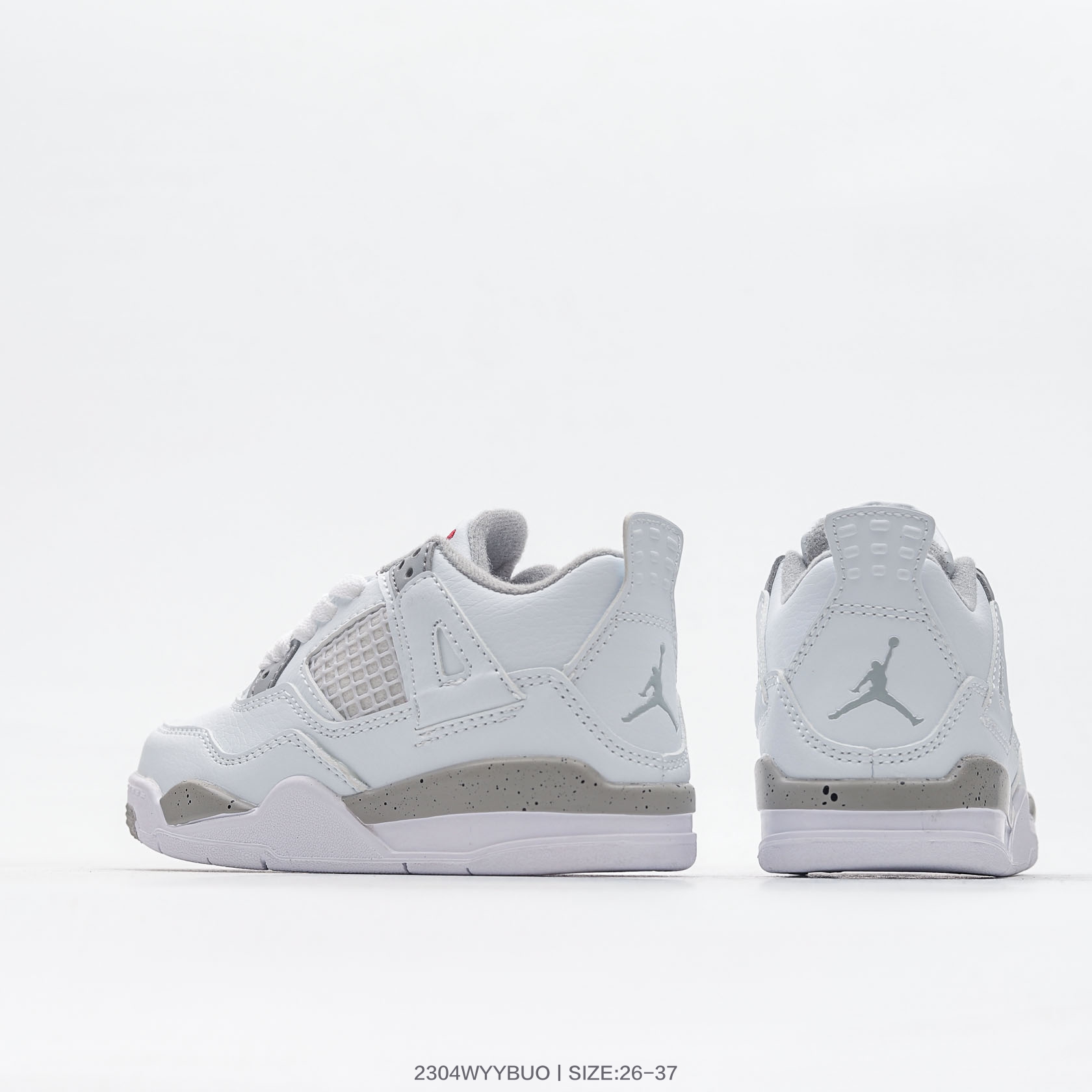 图片[4]-乔丹Nike Air Jordan 4 AJ4 乔4 童鞋帮复古休闲运动文化篮球鞋 尺码：26 27 28 29 30 31 32 33 34 35 36 37-选品中心